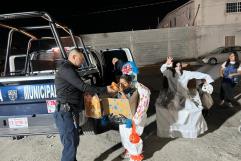 Agentes de Policía Preventiva sorprenden en San Buenaventura con celebración de Halloween