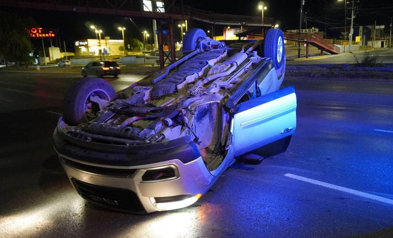 Sacuden volcaduras a Saltillo