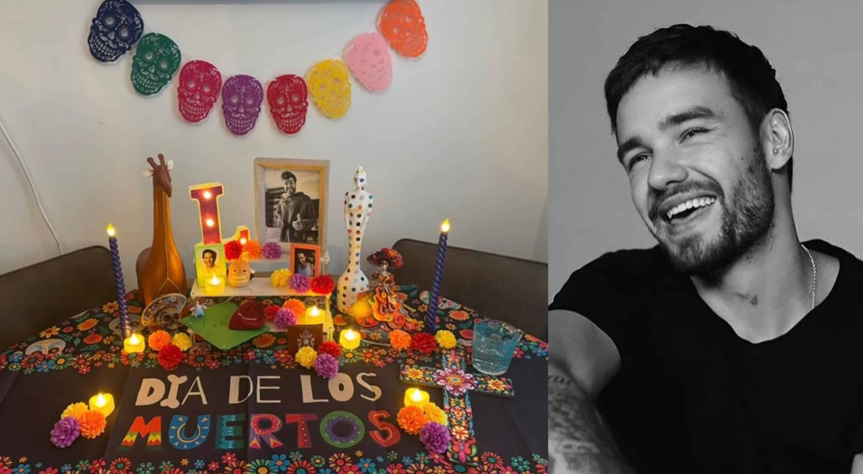 Hermana de Liam Payne honra su memoria con un altar de Día de Muertos