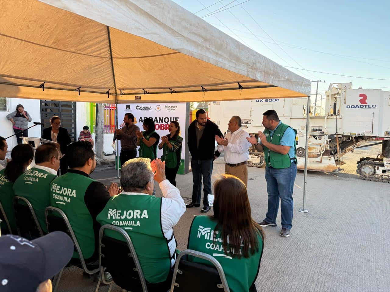 Avance del 95% en programa de pavimentación en Monclova