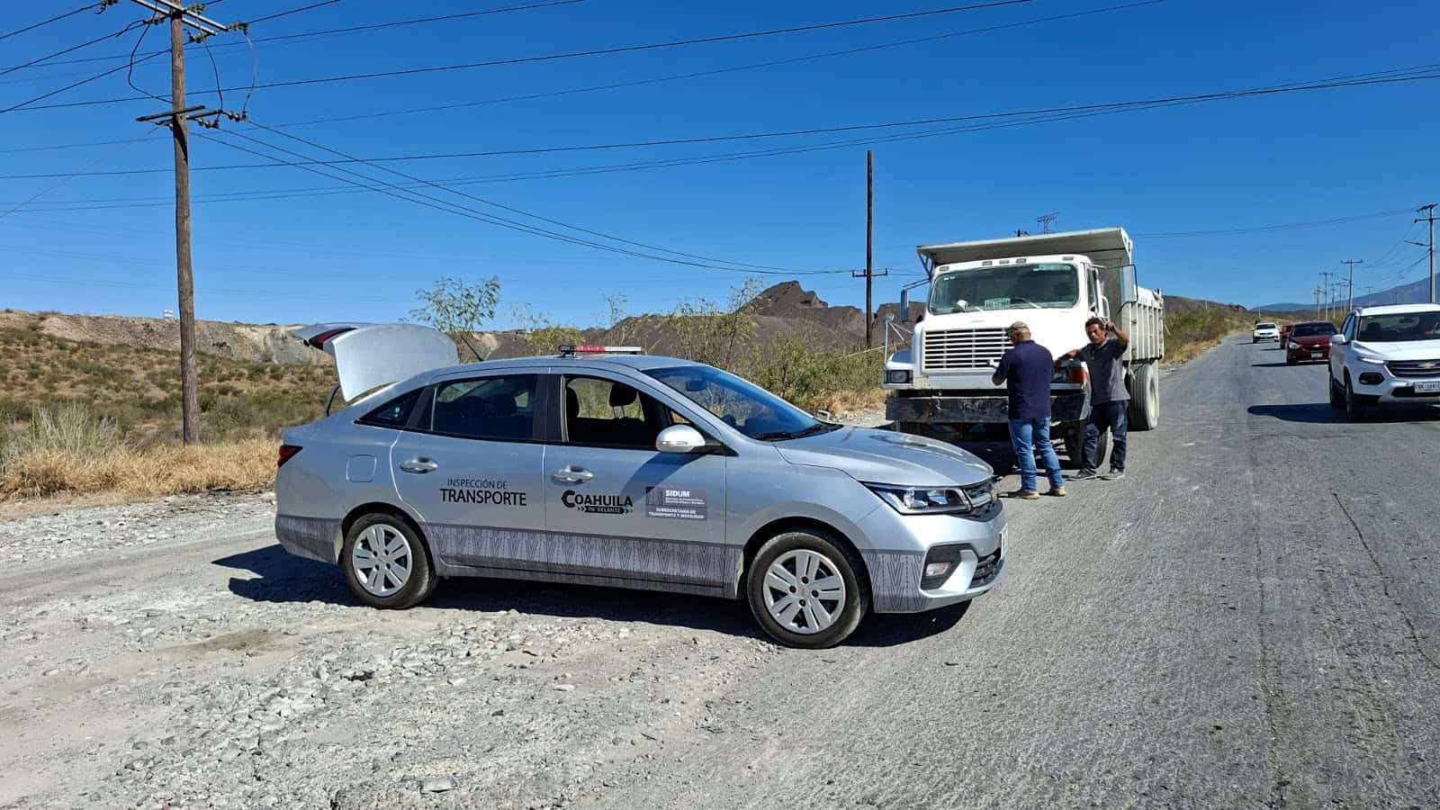 Autoridades realizan operativo de inspección en transporte público
