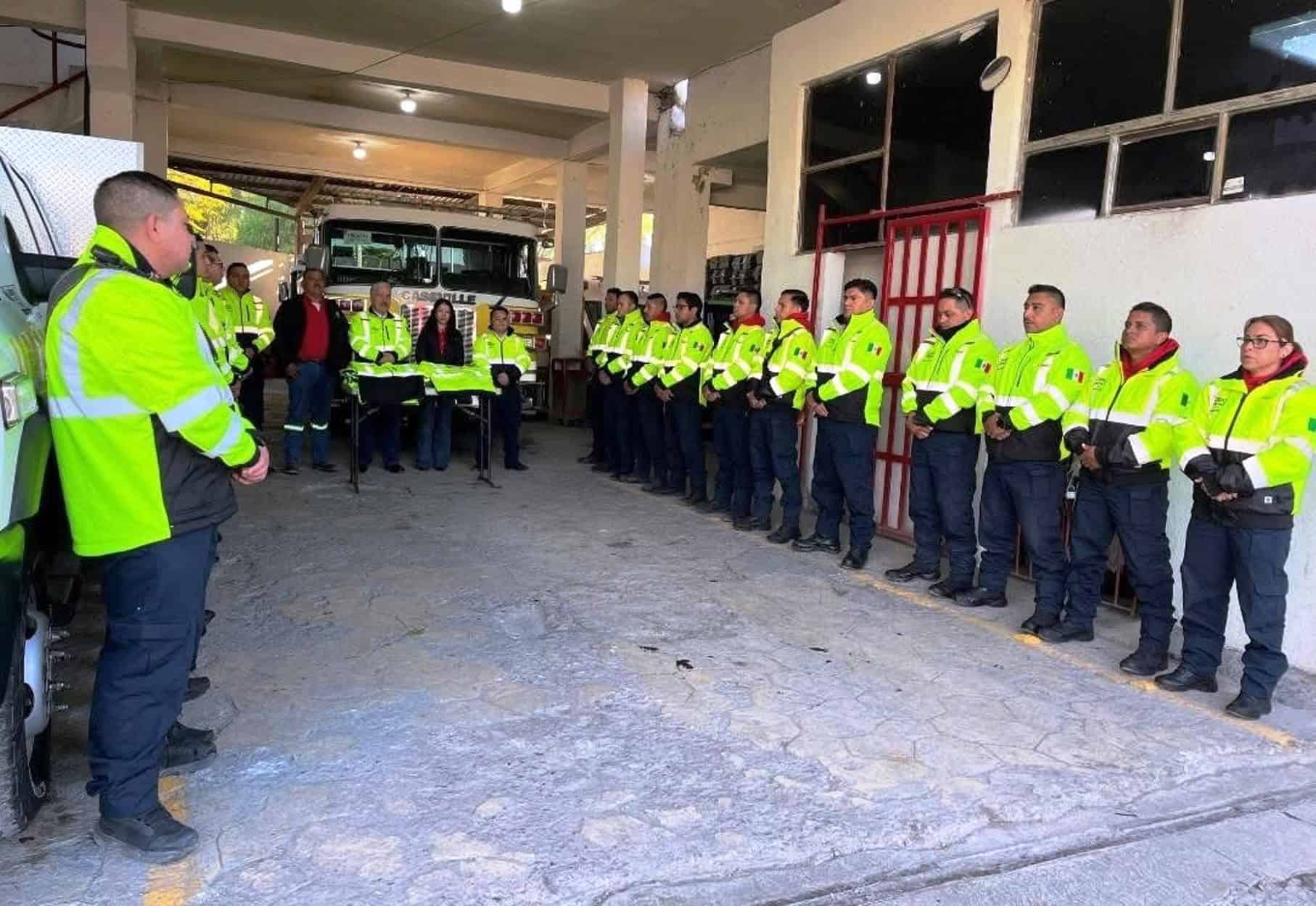 Protección Civil de Ramos Arizpe Agradece Donación de Chamarras por Triple M Metal