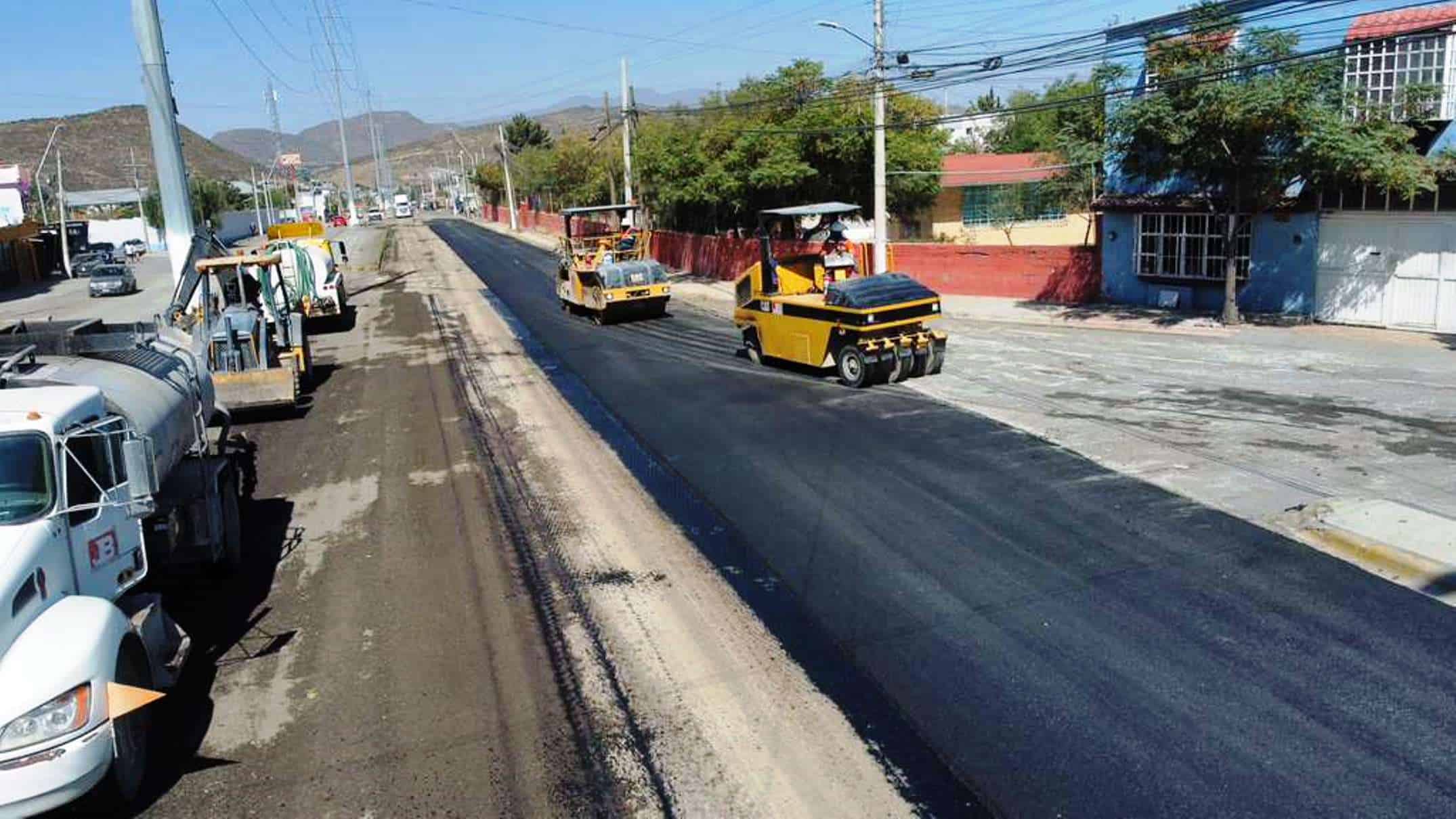 Avanza al 50% repavimentación del bulevar Francisco I. Madero en Saltillo