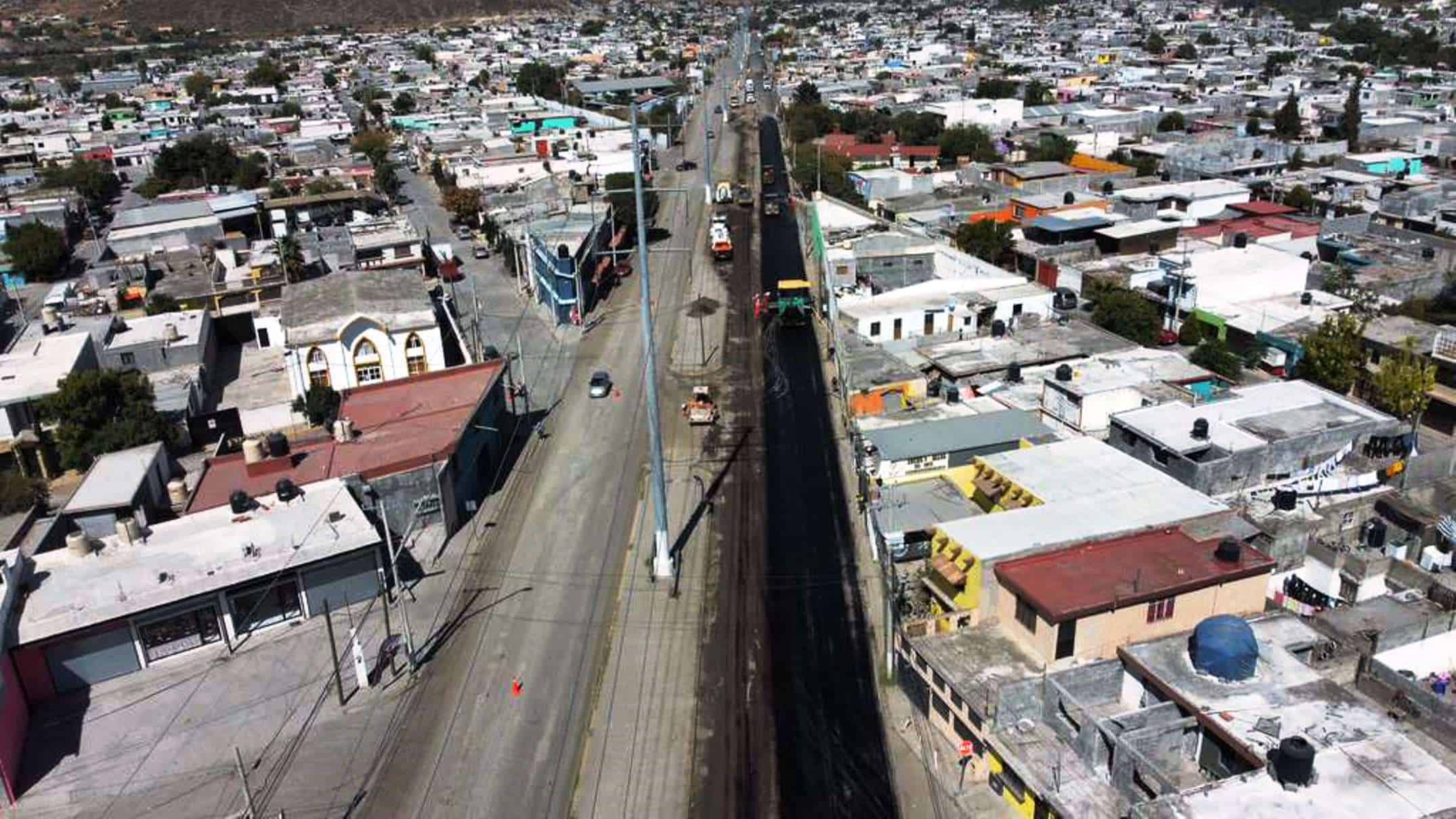 Avanza al 50% repavimentación del bulevar Francisco I. Madero en Saltillo