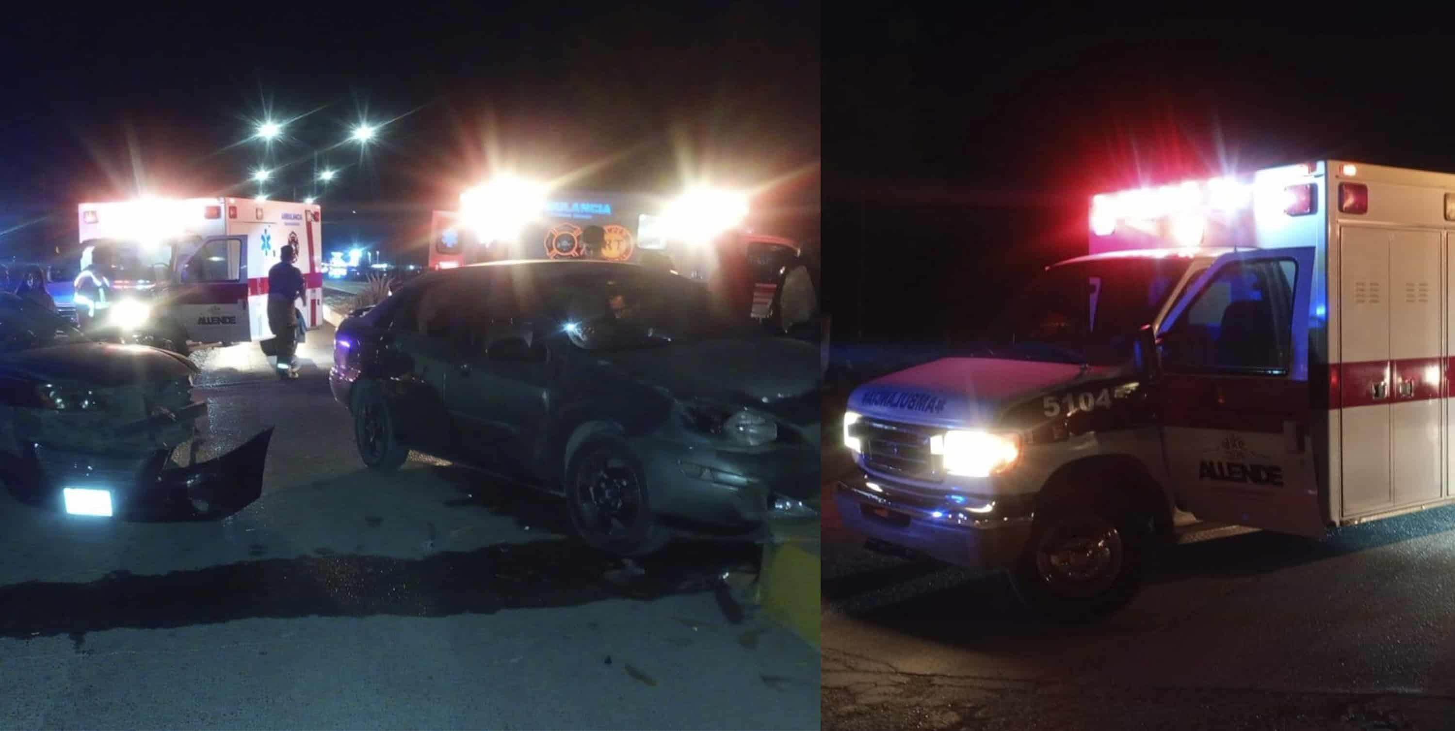 Choque nocturno moviliza a cuerpos de rescate en Allende