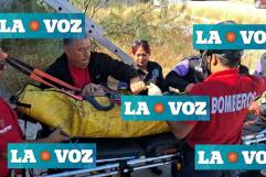 Rescatan de azotea a hombre con artritis