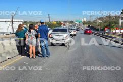 Accidente Vehicular Genera Congestión en Monclova