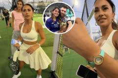 VIDEO: Incómodo encuentro de Antonela Roccuzzo, esposa de Messi, con influencer en Miami