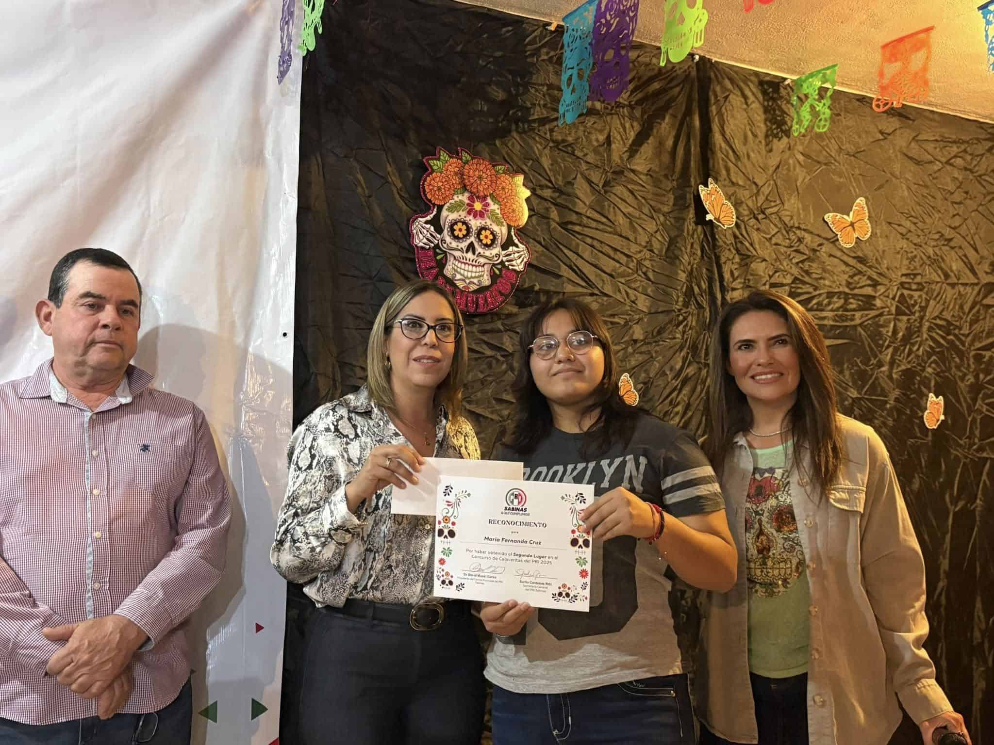 El PRI Sabinas premia la creatividad con el concurso de Calaveritas Literarias