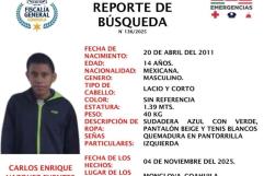 Buscan a Menor Desaparecido en Monclova