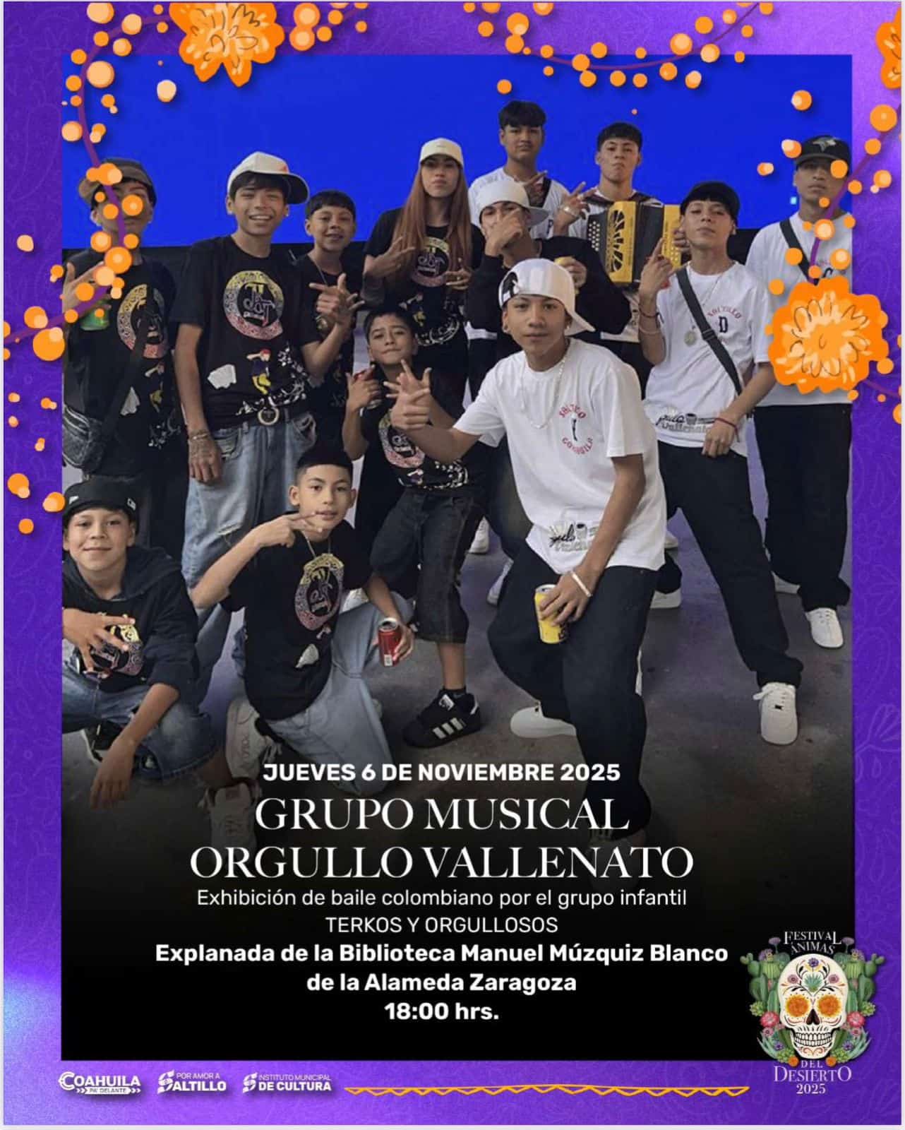 Último día del Festival Ánimas del Desierto 2025 en Saltillo