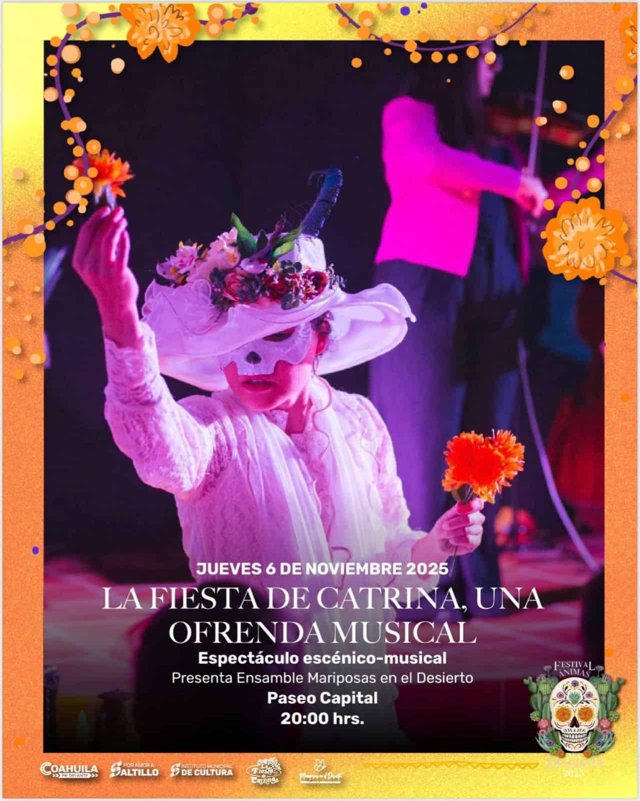 Último día del Festival Ánimas del Desierto 2025 en Saltillo