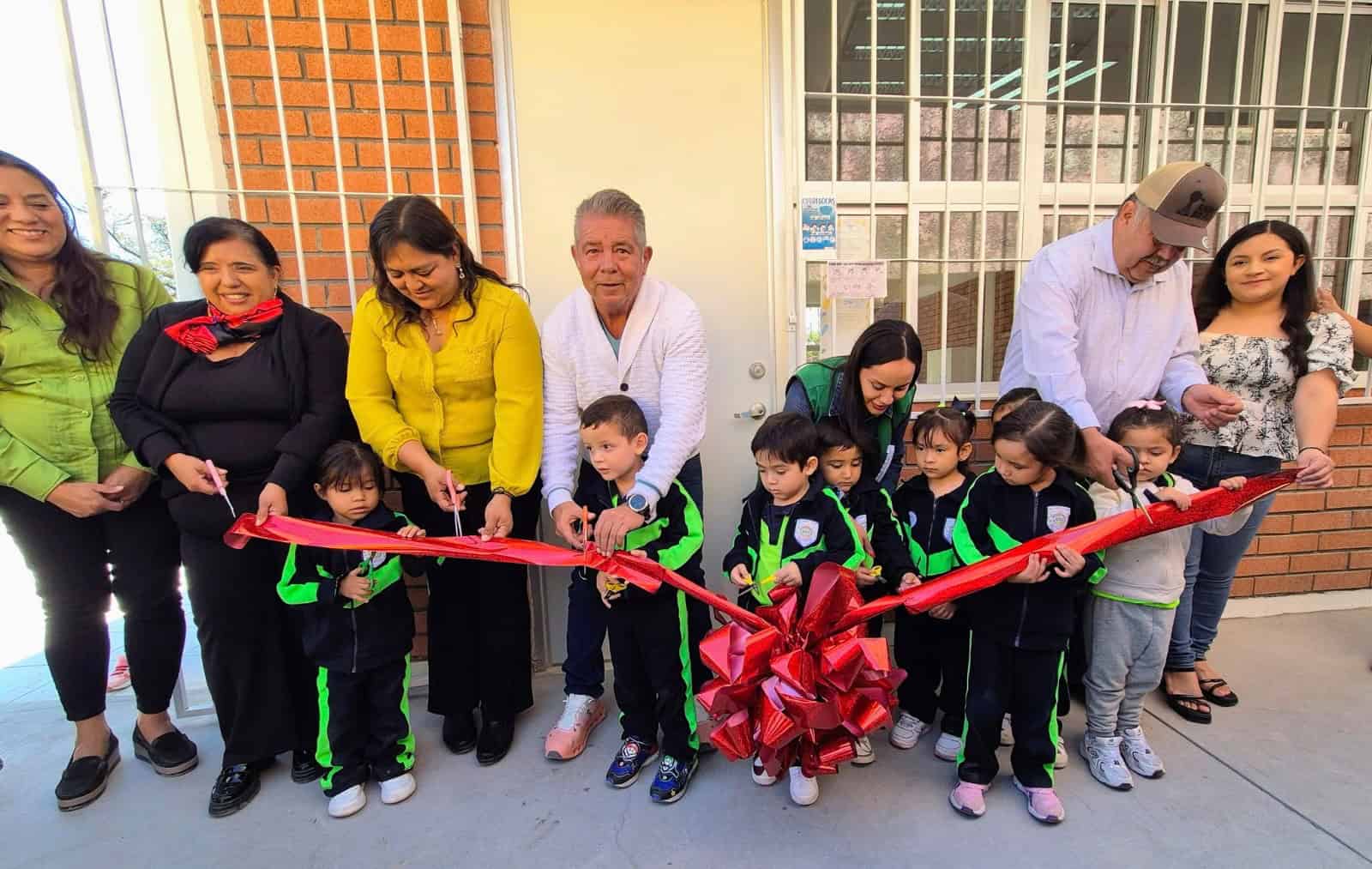 Entregan nueva aula en jardín de niños de Morelos dentro del programa Mejora tu Escuela