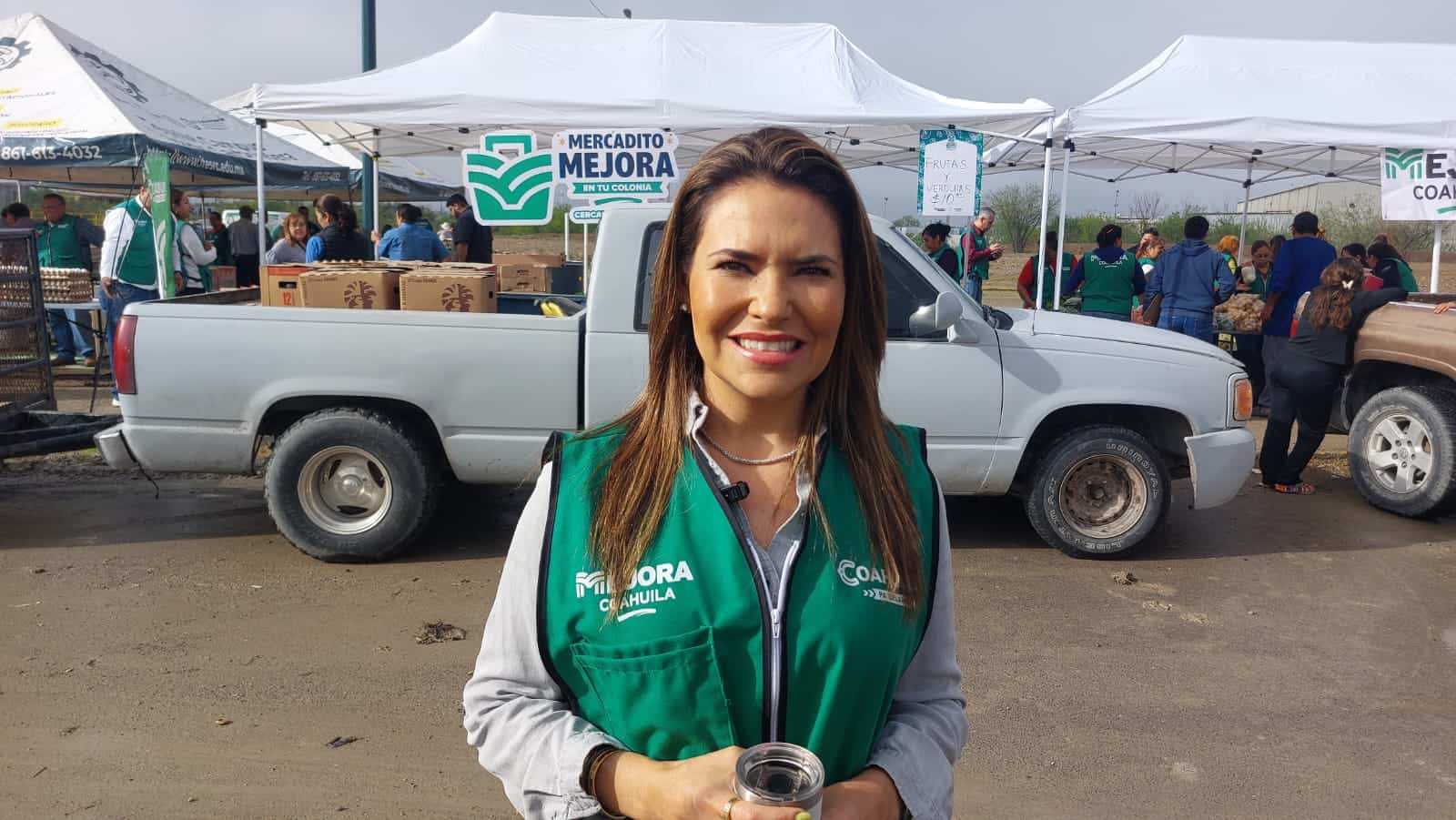Claudia Garza Iribarren anuncia Programa Mejora en Sabinas
