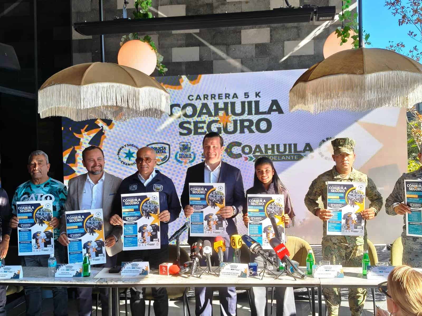 Participa en la Carrera 5K Coahuila Seguro promovida por el Fiscal General del Estado