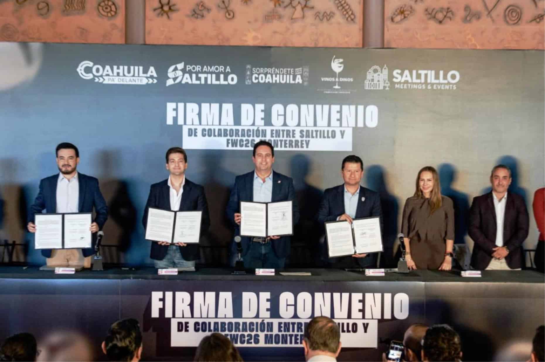 FWC26 Monterrey y Saltillo se unen para evento futbolístico internacional