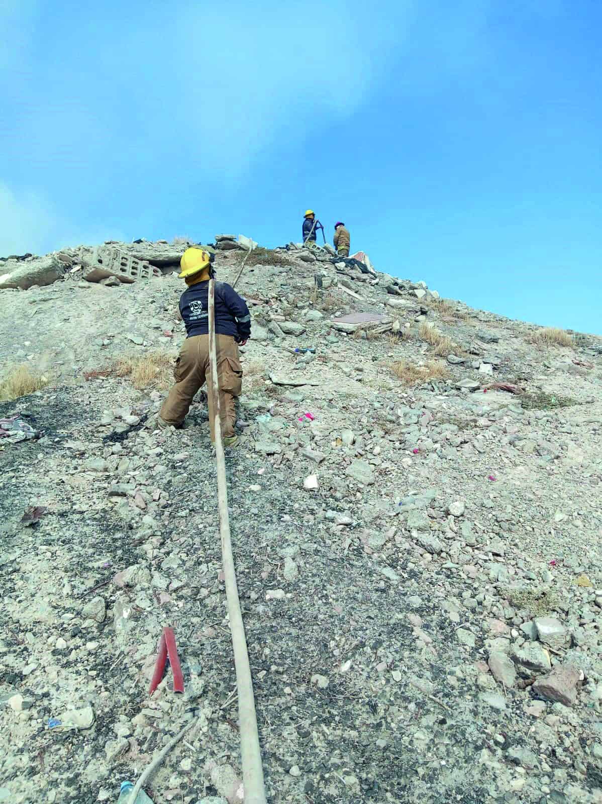 Investigación en curso por incendio provocado en Cuatro Ciénegas