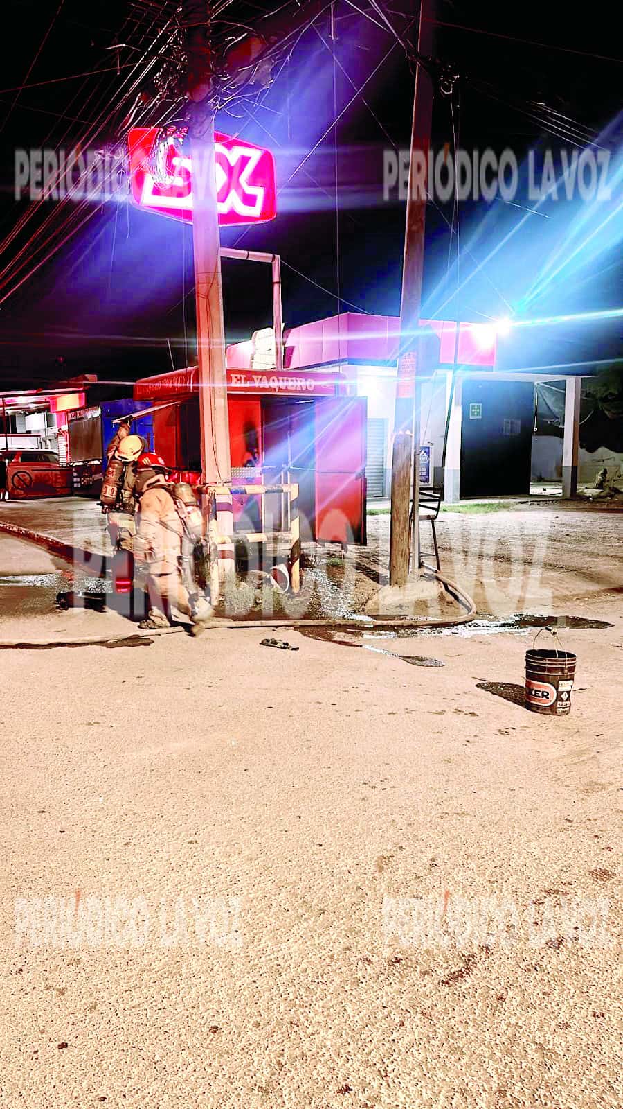 Incendio intencional afecta a taquero en Monclova
