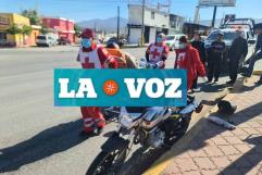 Los tripulantes del vehículo ligero resultaron con diversos golpes.