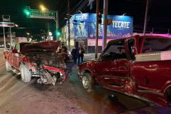 Investigan accidente en el que tres personas resultaron lesionadas en la colonia Buena Vista