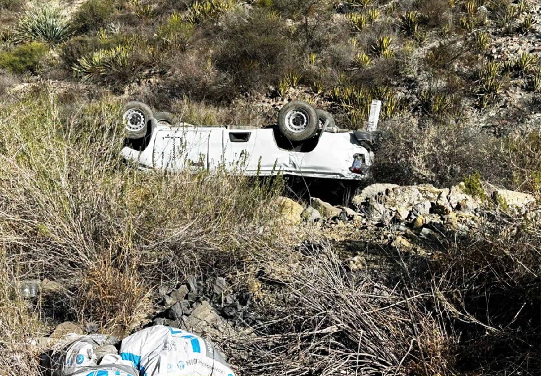 Hombre de 64 años resulta lesionado tras accidente en carretera Monclova