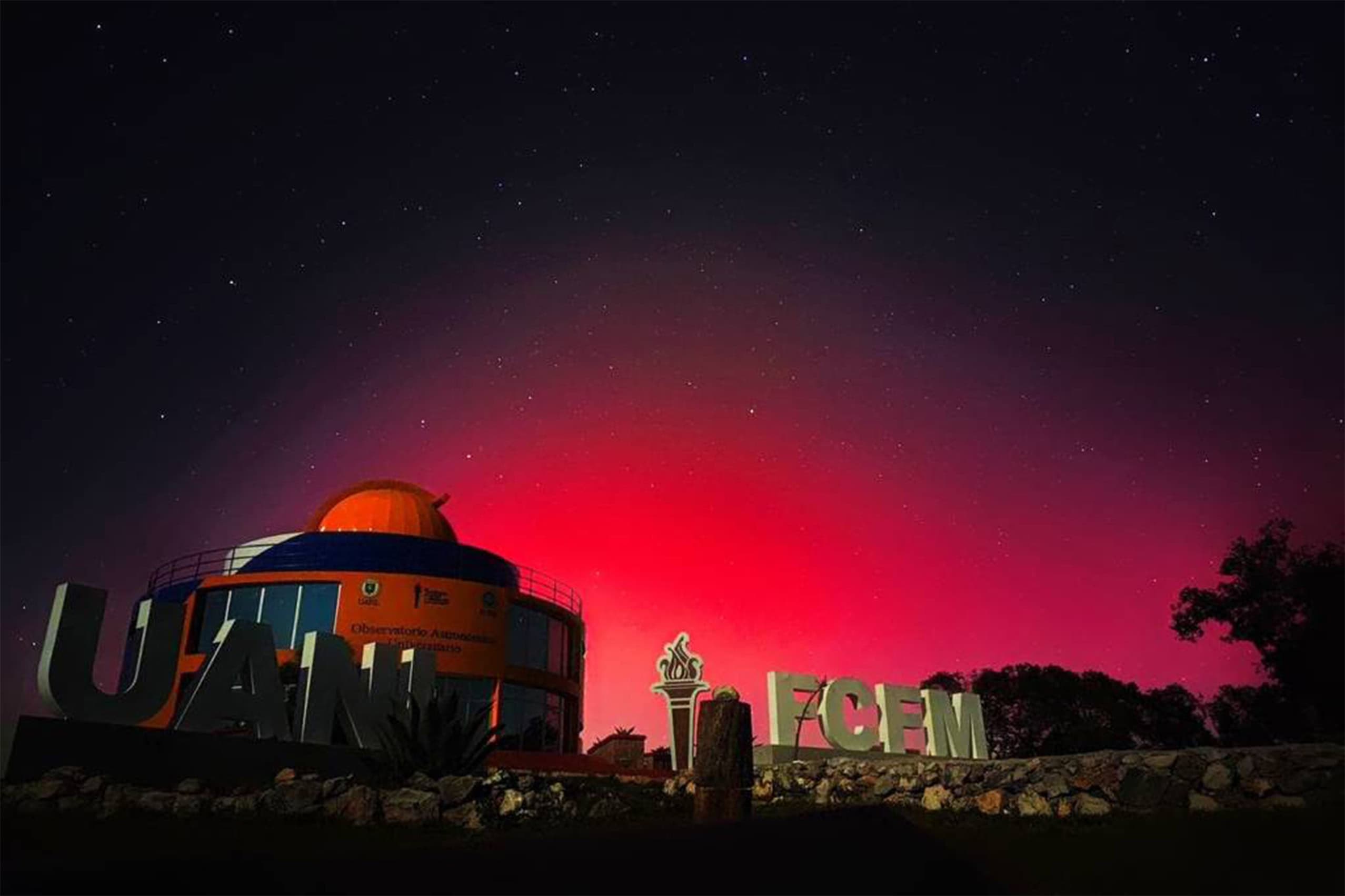 Tormenta solar provoca auroras boreales en Nuevo León: un espectáculo único