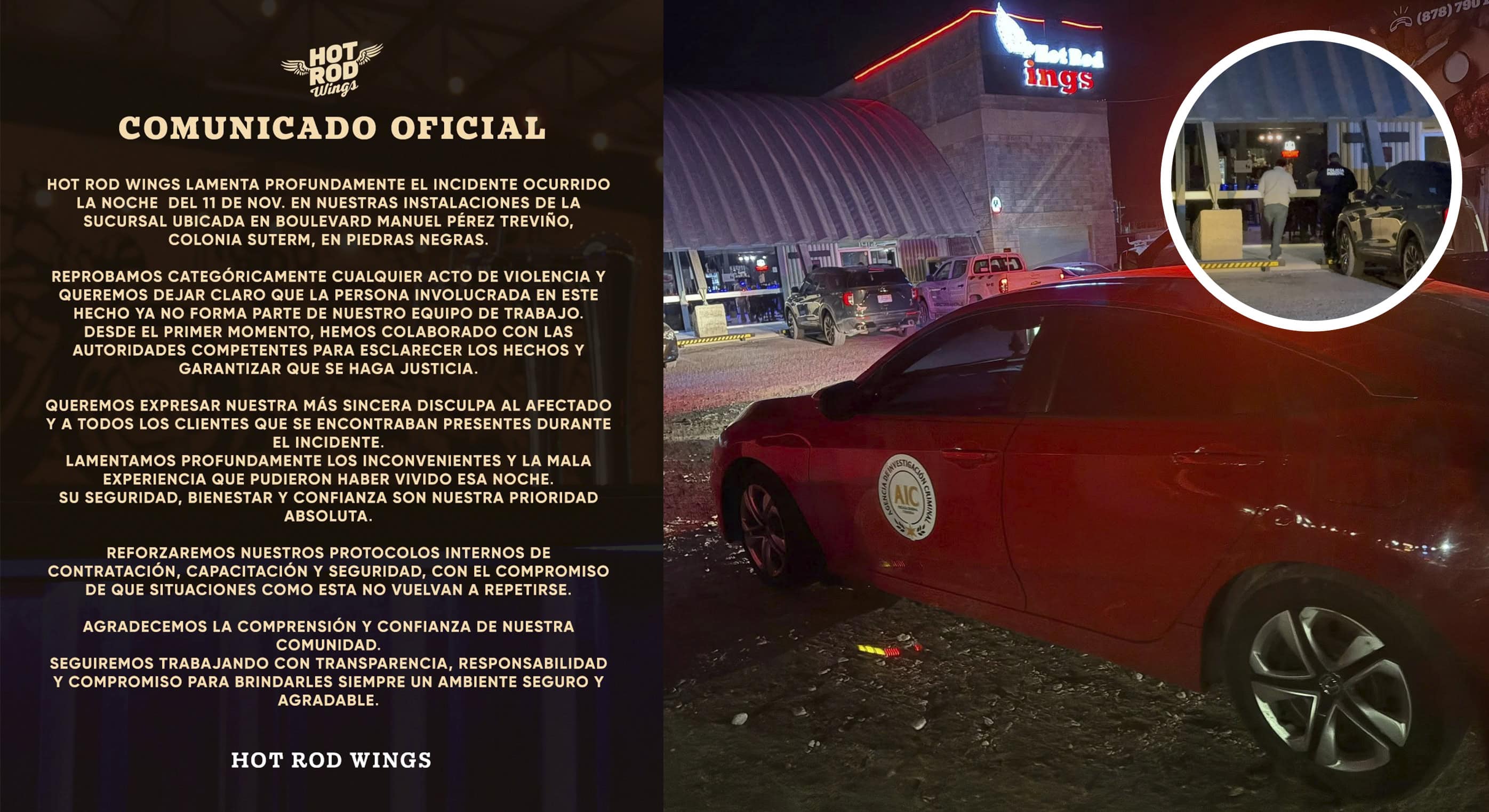 ¿Cómo pasó todo? Mesero hiere a cliente con dardo en incidente en restaurante de Piedras Negras