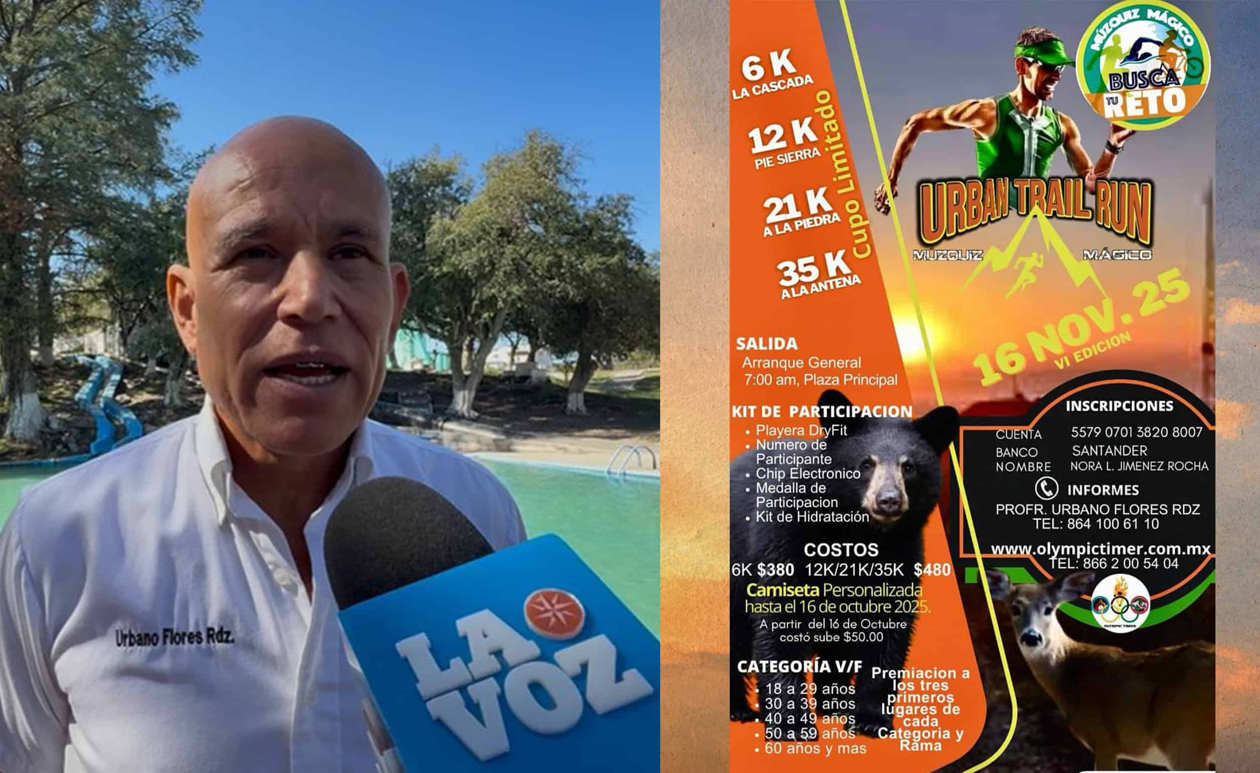 Todo listo para el Urban Trail 2025 en Múzquiz