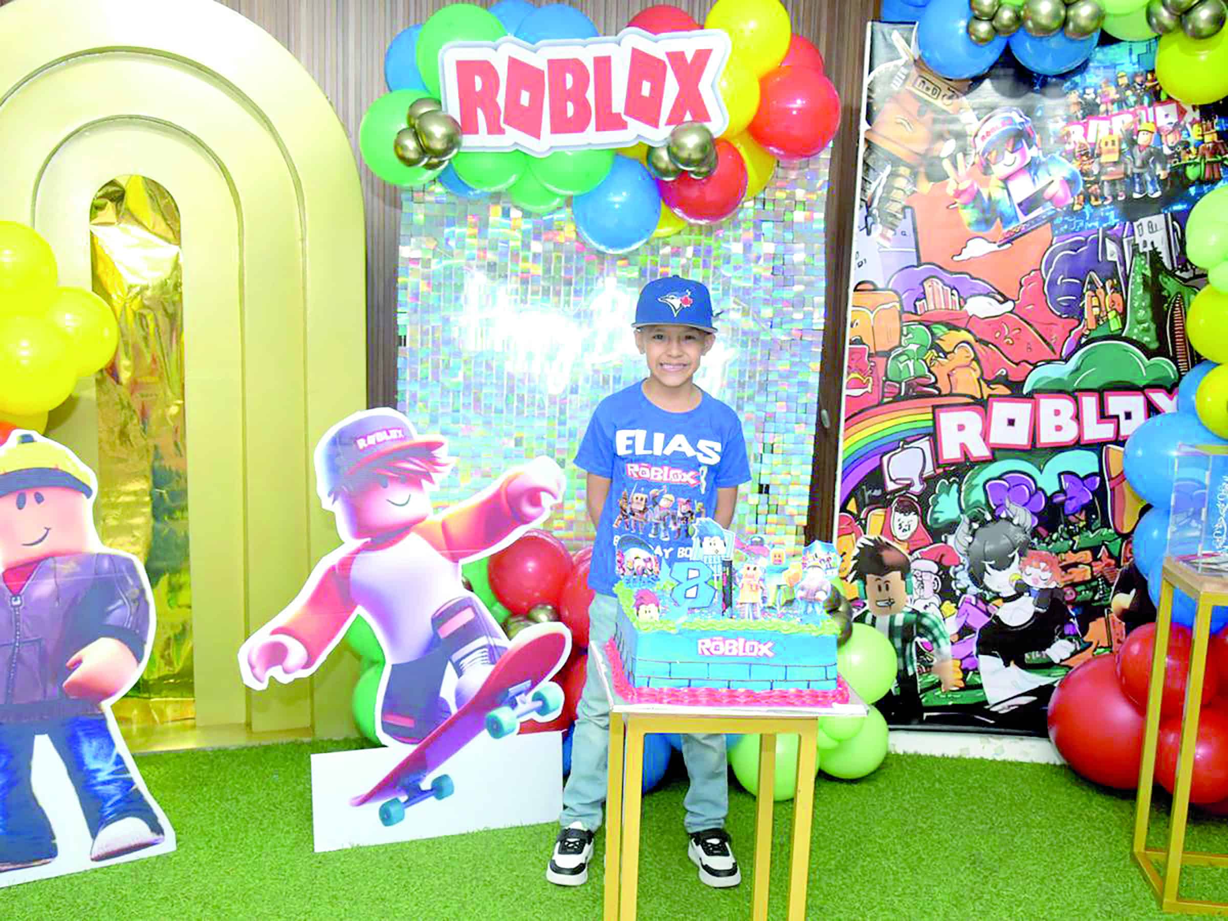 Elías Hernández celebra su octavo cumpleaños en Monclova con temática Roblox
