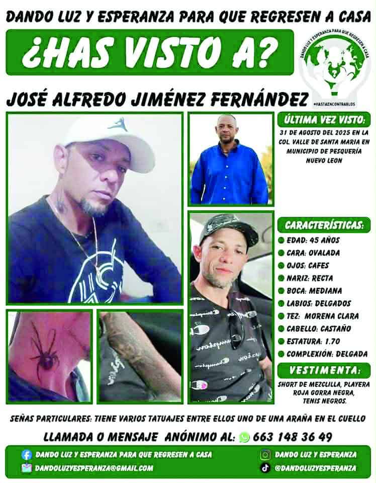 Madre de Monclova viaja a Nuevo León en búsqueda de su hijo desaparecido