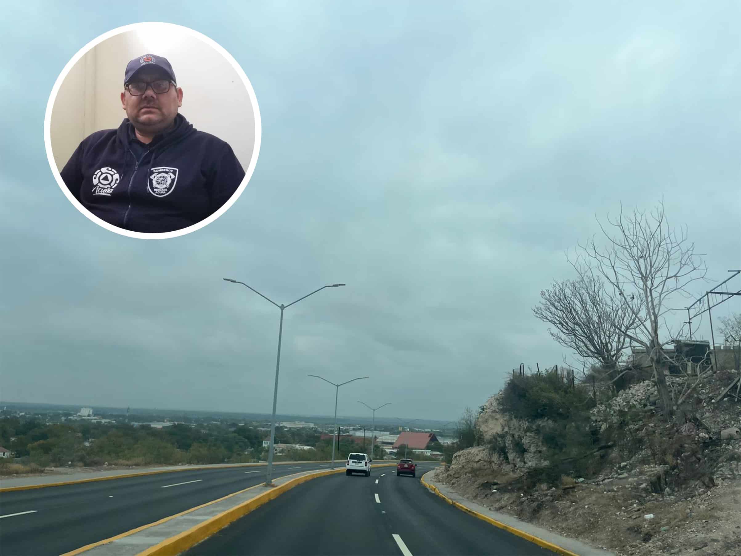 Frente frío 15 llega a Ciudad Acuña con lluvias y descenso de temperatura