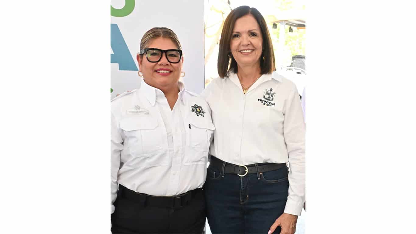 Alcaldesa Sari Pérez Cantú destaca eficacia de programas de seguridad en Frontera