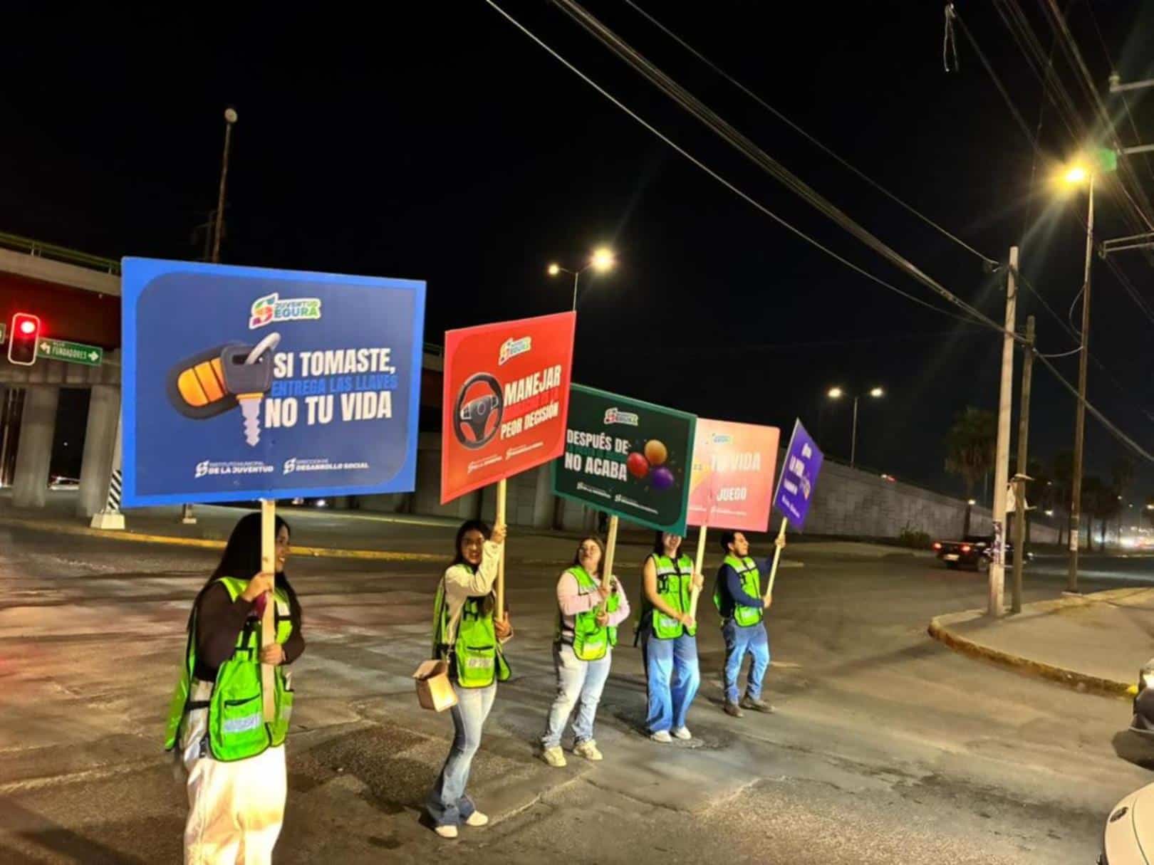 Saltillo: jóvenes impulsan concientización vial con cruceros temáticos