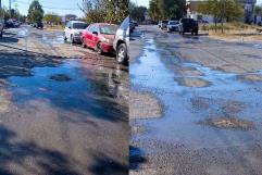 Fuga de aguas negras alarma a vecinos en Villas del Carmen