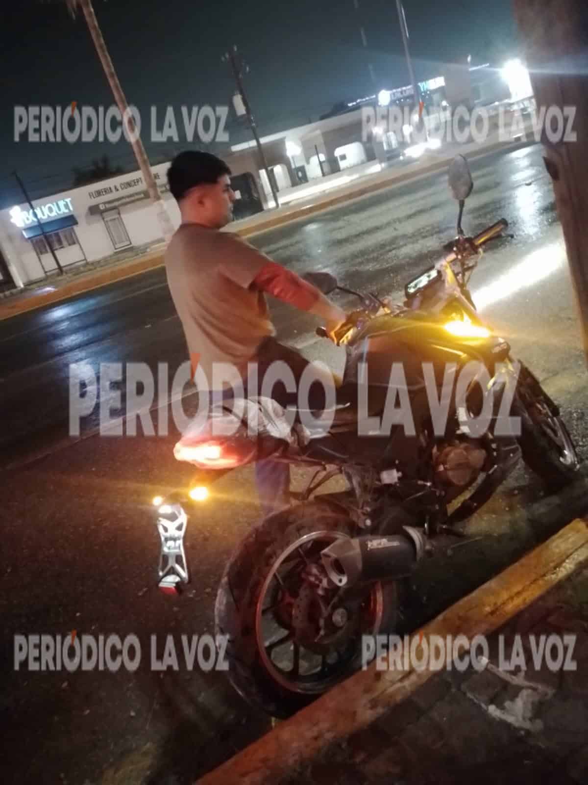 Motociclista repartidor sufre accidente en Monclova: ya van siete