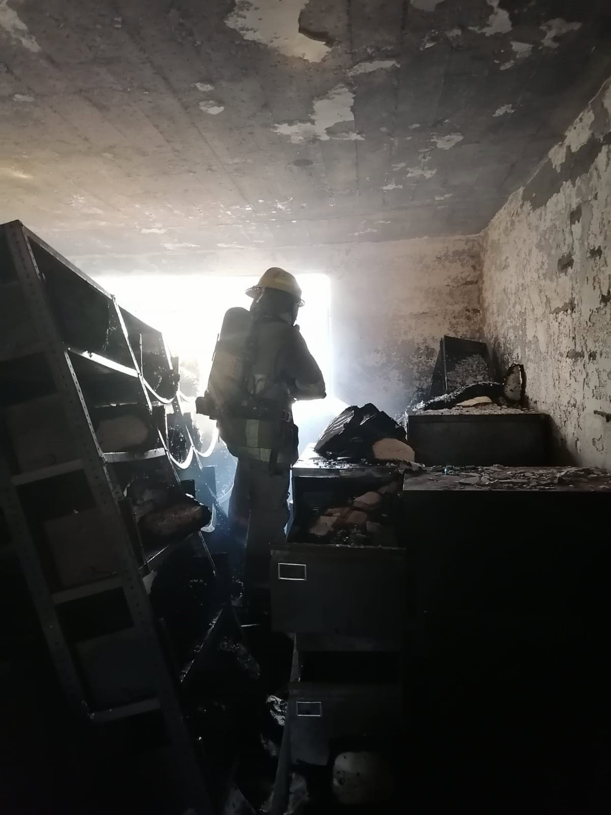 Juan Haziel Valdez Orozco advierte sobre incendio en recintos sindicales de AHMSA