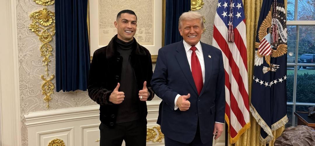 Regalo de Trump a Cristiano Ronaldo en la Casa Blanca: clave simbólica