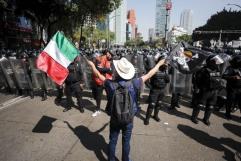 Baja afluencia en marcha de la Generación Z en Ciudad de México