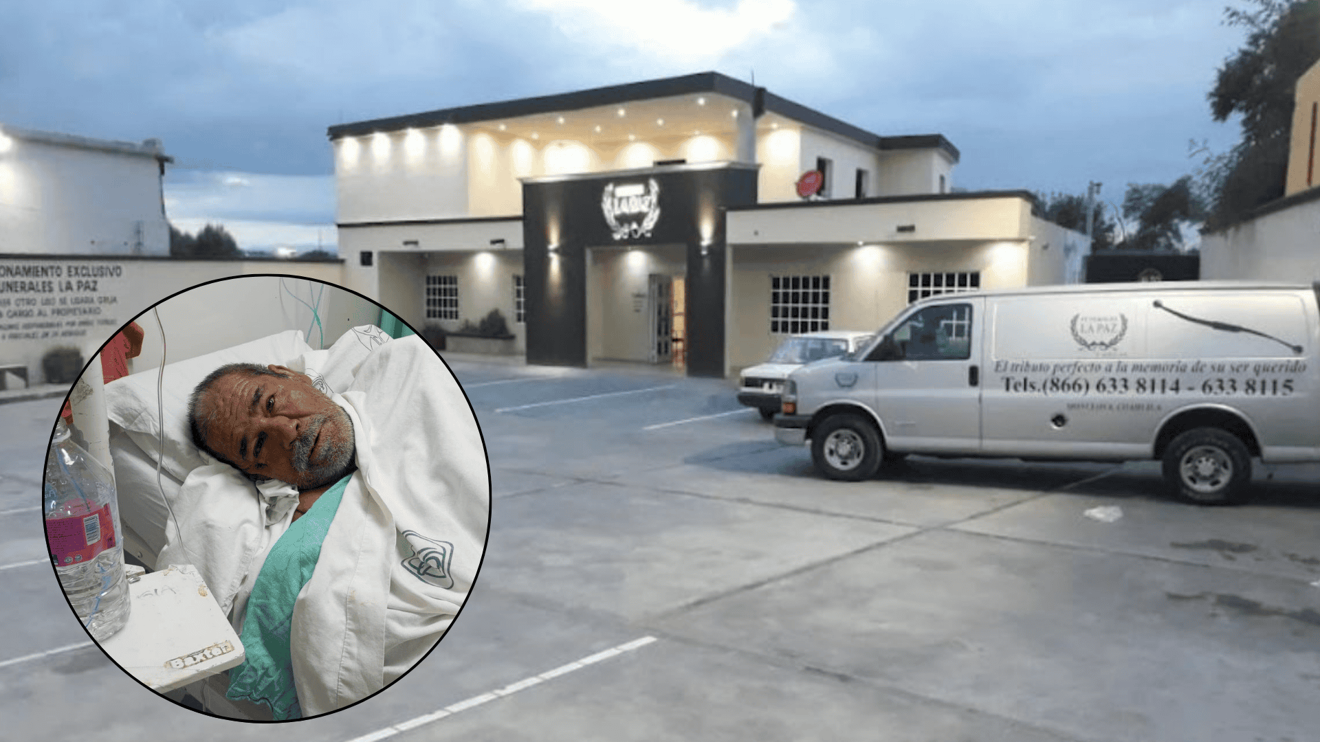 Soplando Vidas y Funeraria La Paz brindan servicio funerario a Román Costilla en Monclova