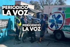 Motociclista resulta lesionado tras accidente con camioneta en Monclova
