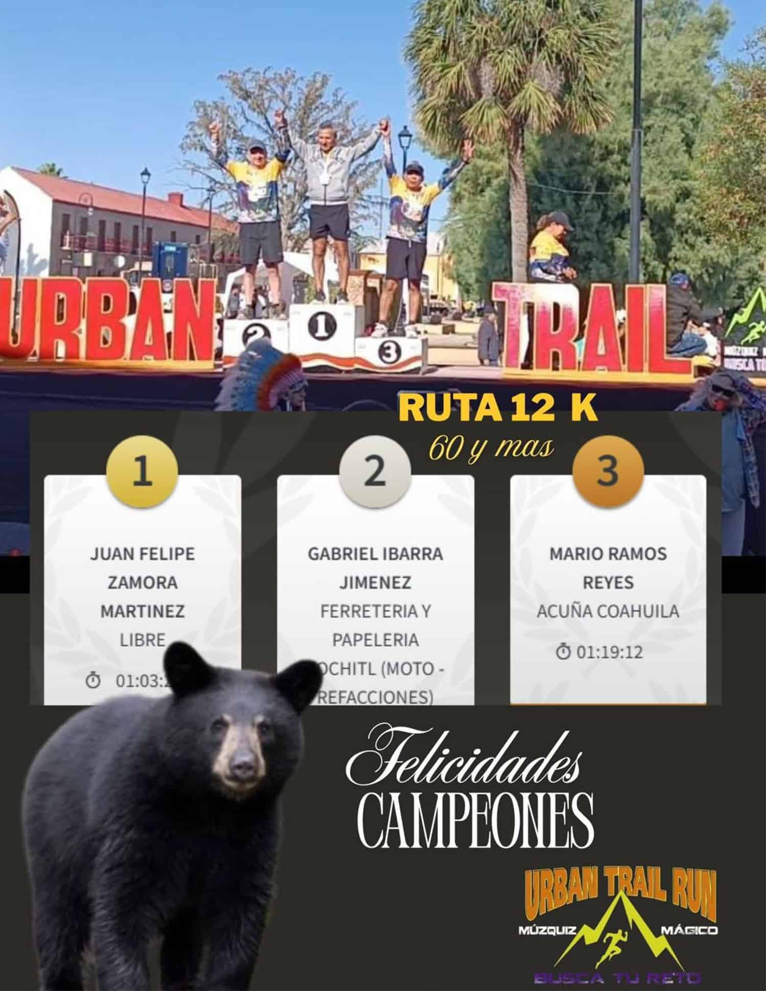 Éxito rotundo de Urban Trail 2025 en Melchor Múzquiz