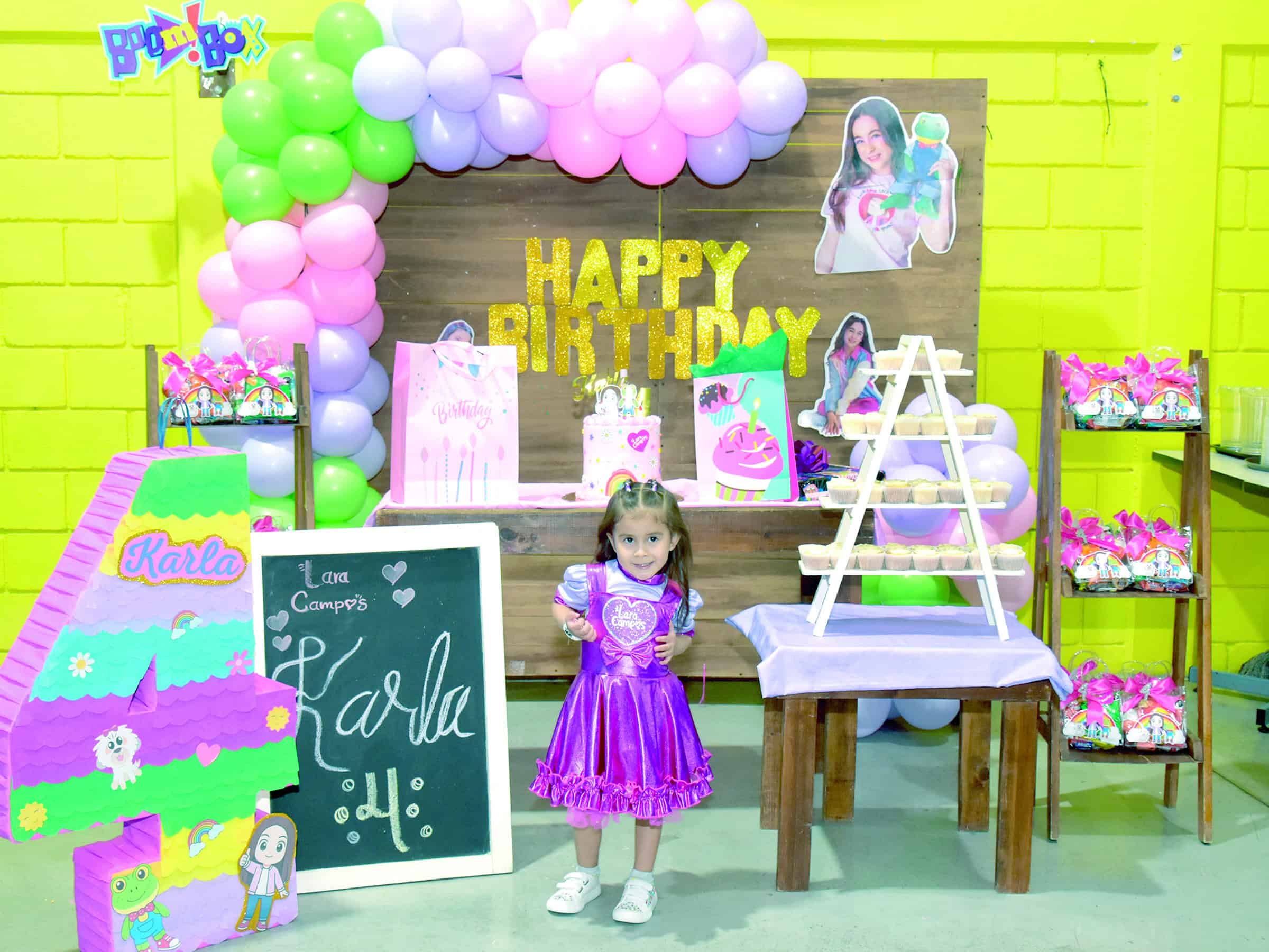 Karla Ibarra Aguilar festeja su cuarto cumpleaños con amigos y familia