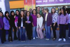 Abren Punto Violeta en Oxxo de Altos de Santa Teresa para atender casos de violencia