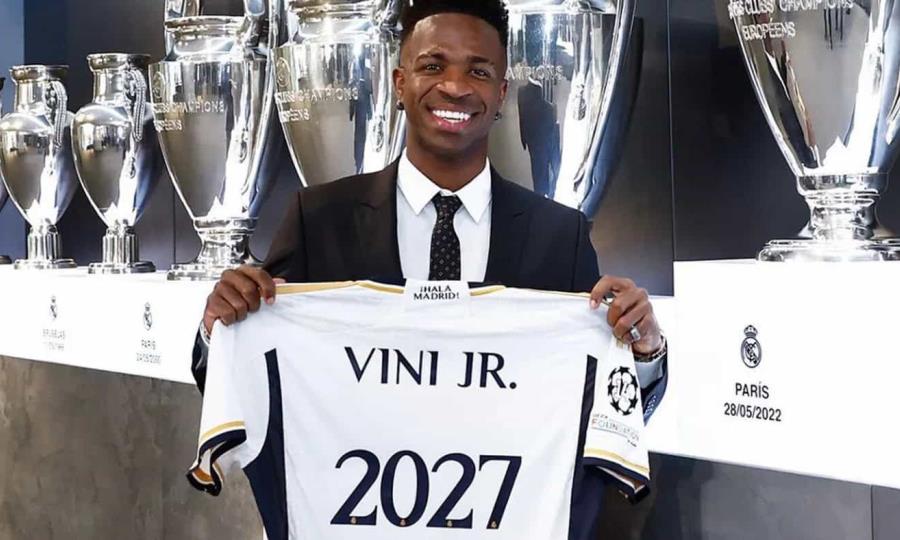 Vinicius Jr. suspende renovación de contrato en el Real Madrid