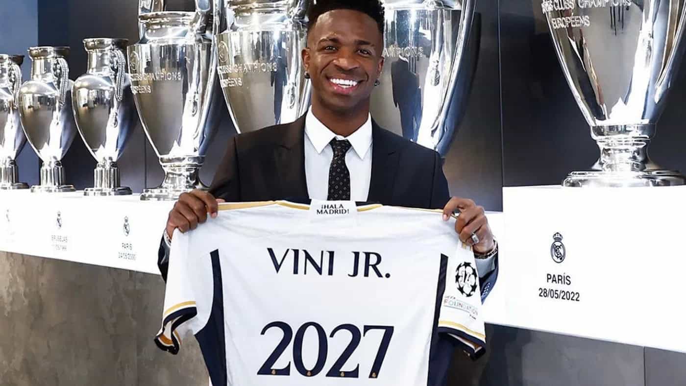 Vinicius Jr. suspende renovación de contrato en el Real Madrid
