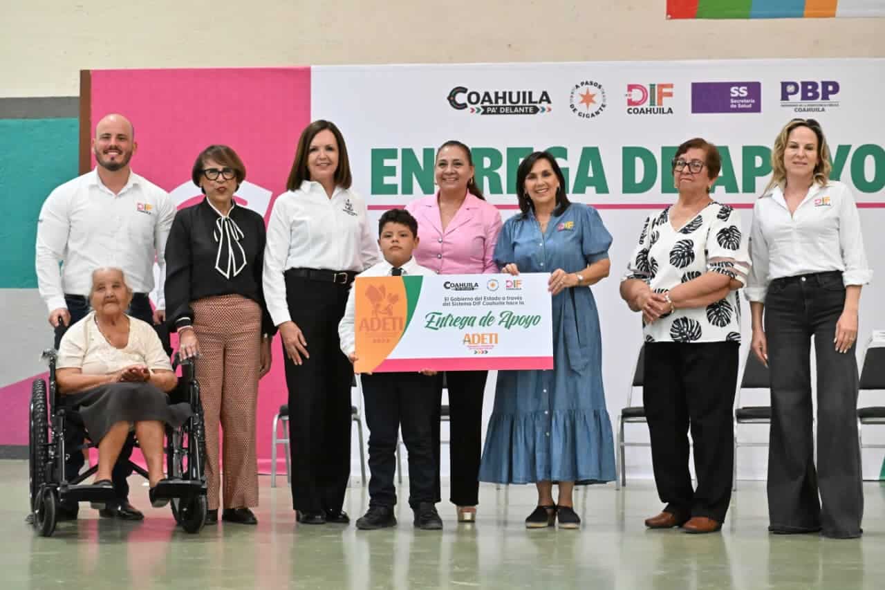 Frontera recibe 141 aparatos ortopédicos y 192 becas ADETI