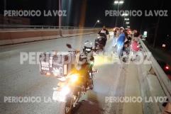 Conductor escapa tras atropellar a joven motociclista en Monclova