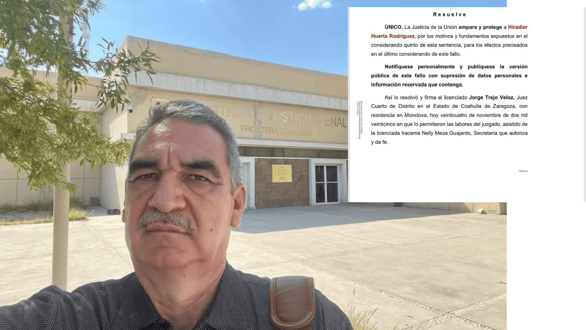 Fallo federal favorece a Hiradier Huerta; confirma que fue ilegal impedirle litigar