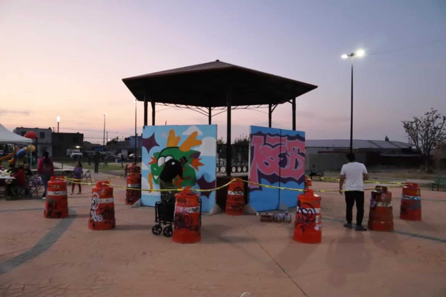 La Ruta Más Creativa lleva arte urbano a Saltillo: grafitis en Mirasierra