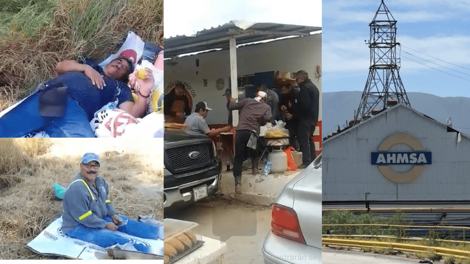 Exobreros de Altos Hornos de México reanudan su caminata hacia Saltillo